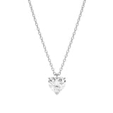 Collier Cœur Moissanite
