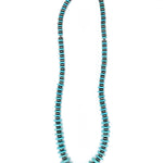 Elegant Vintage Boho Turquoise Disc Bead Necklace