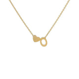 COLLIER INITIALE CŒUR
