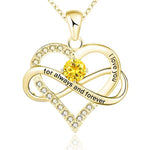 Always and Forever Birthstone Necklace