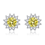 Sunlit Muse Earrings Yellow | White Gold