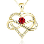 Always and Forever Birthstone Necklace