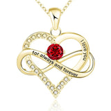 Always and Forever Birthstone Necklace