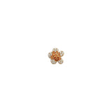 Pendentif Fleur orange