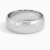 Elric Textured Core Ring | White Gold