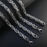 Korvin Byzantine Chain Necklace | White Gold