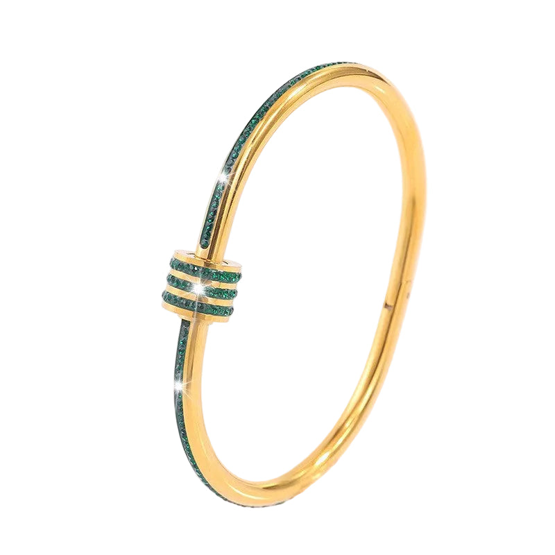 BRACELET VERT | OR
