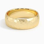 Elric Textured Core Ring | White Gold