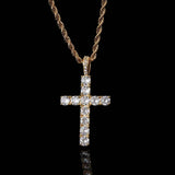 Cross necklace | Gold