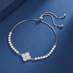 Aria Clover Charm Set | White Gold