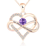 Always and Forever Birthstone Necklace