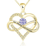Always and Forever Birthstone Necklace