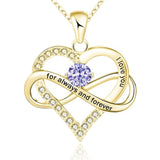 Always and Forever Birthstone Necklace