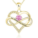 Always and Forever Birthstone Necklace