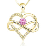 Always and Forever Birthstone Necklace