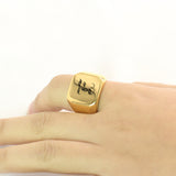 Classic Noble Initial Ring | Gold