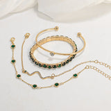 ENSEMBLE DE BRACELETS | OR