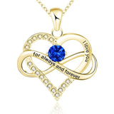 Always and Forever Birthstone Necklace