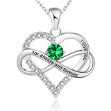 Always and Forever Birthstone Necklace