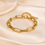 Chunky Link Lorielle Bracelet | Gold