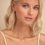 Love letter initial necklace - Gold