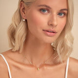 Love letter initial necklace - Gold