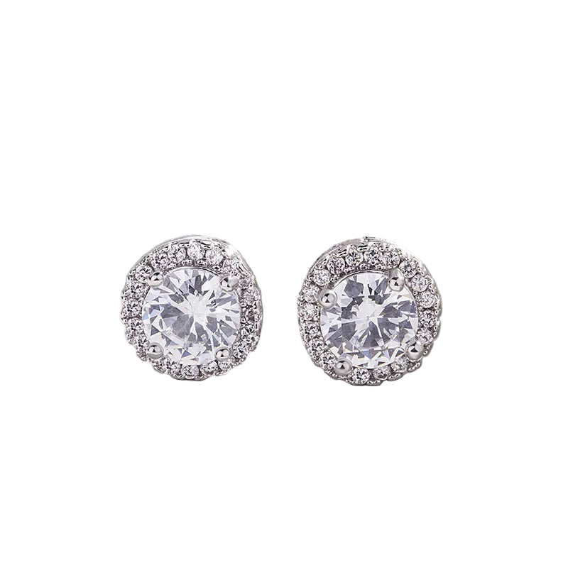 BOUCLES D'OREILLES | OR BLANC
