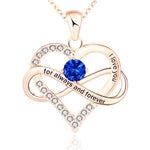 Always and Forever Birthstone Necklace