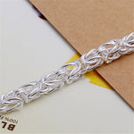 Maximus Royal Weave Bracelet | White Gold
