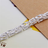 Maximus Royal Weave Bracelet | White Gold