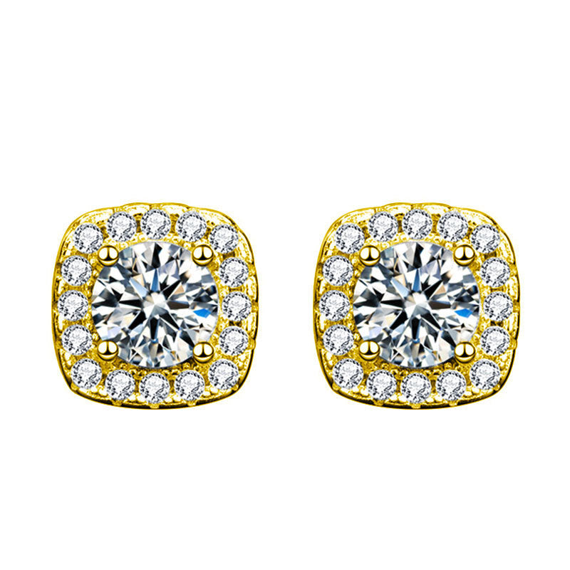 BOUCLE D'OREILLE | OR BLANC