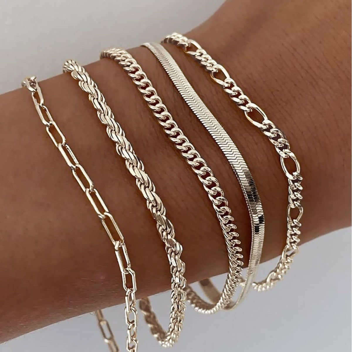 ENSEMBLE DE BRACELETS | OR