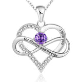 Always and Forever Birthstone Necklace