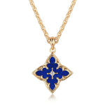 White Clover Pendant Necklace | Gold