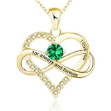 Always and Forever Birthstone Necklace