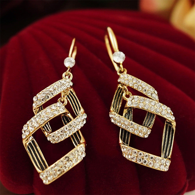 Boucles d'Oreilles Stella Virelle Superposé | Or