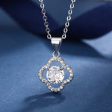 Aria Clover Charm Set | White Gold