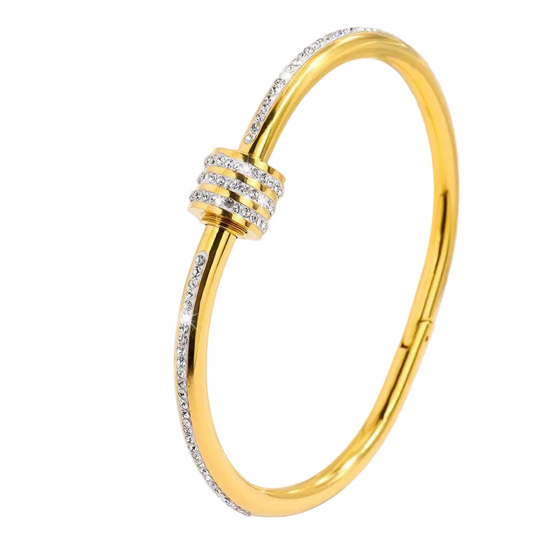 BRACELET VERT | OR