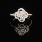 Caelina Viridia Ring | Gold