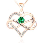 Always and Forever Birthstone Necklace