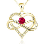 Always and Forever Birthstone Necklace