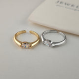 Aya Sterling Ring | White Gold