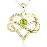 Always and Forever Birthstone Necklace