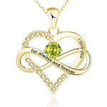 Always and Forever Birthstone Necklace