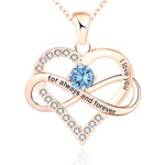 Always and Forever Birthstone Necklace
