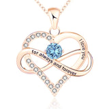 Always and Forever Birthstone Necklace