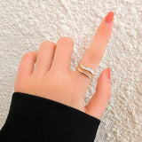 Sahira Layered Wave Ring | Gold