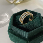 Elodie Vance Ring Set | Gold