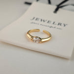 Aya Sterling Ring | White Gold