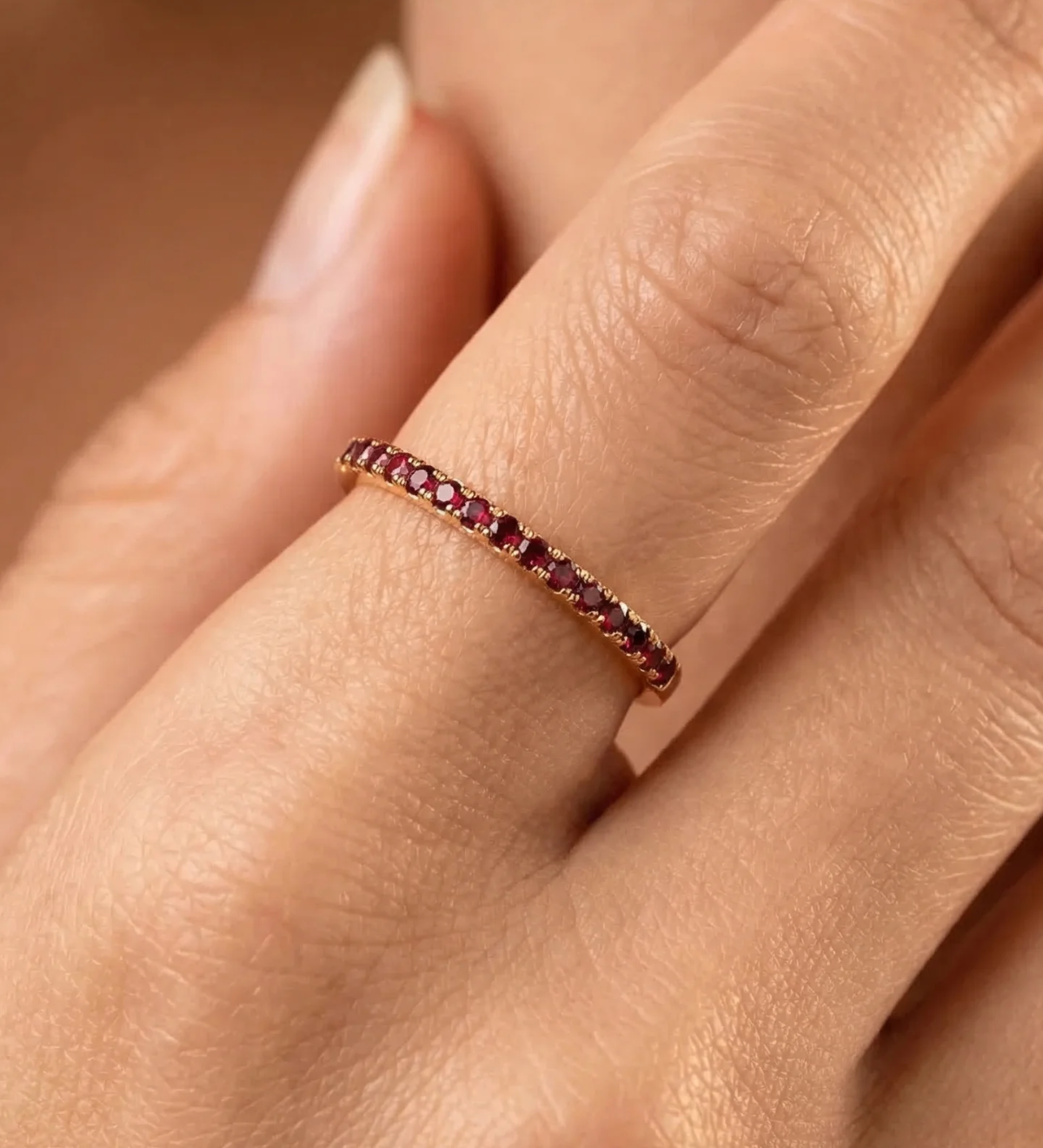 BAGUE AVEC PIERRE DE NAISSANCE